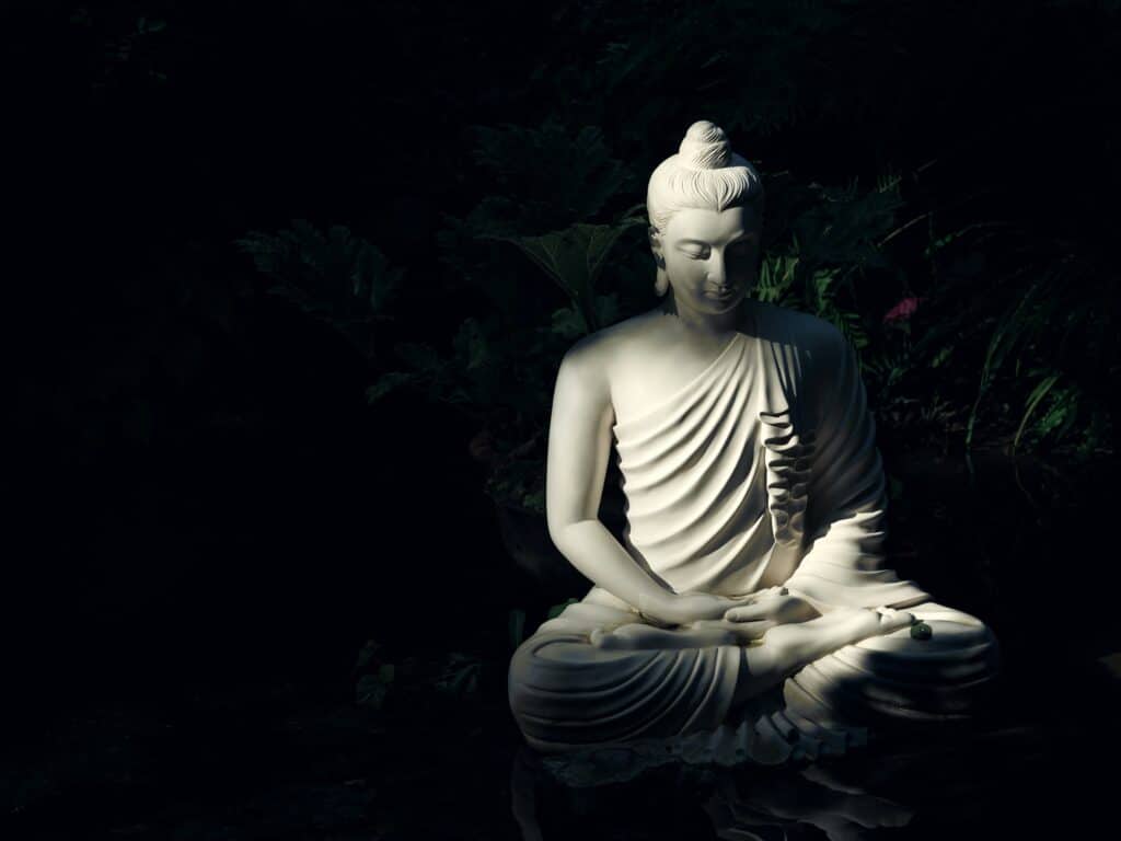 mindfulness and religion, Buddhist, Buddhism, Buddha statue, meditation