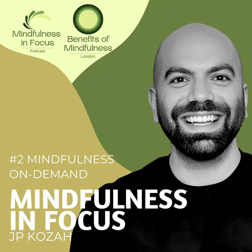 Mindfulness in Focus Podcast, JP Kozah, Episode 2, Mindfulness On-Demand