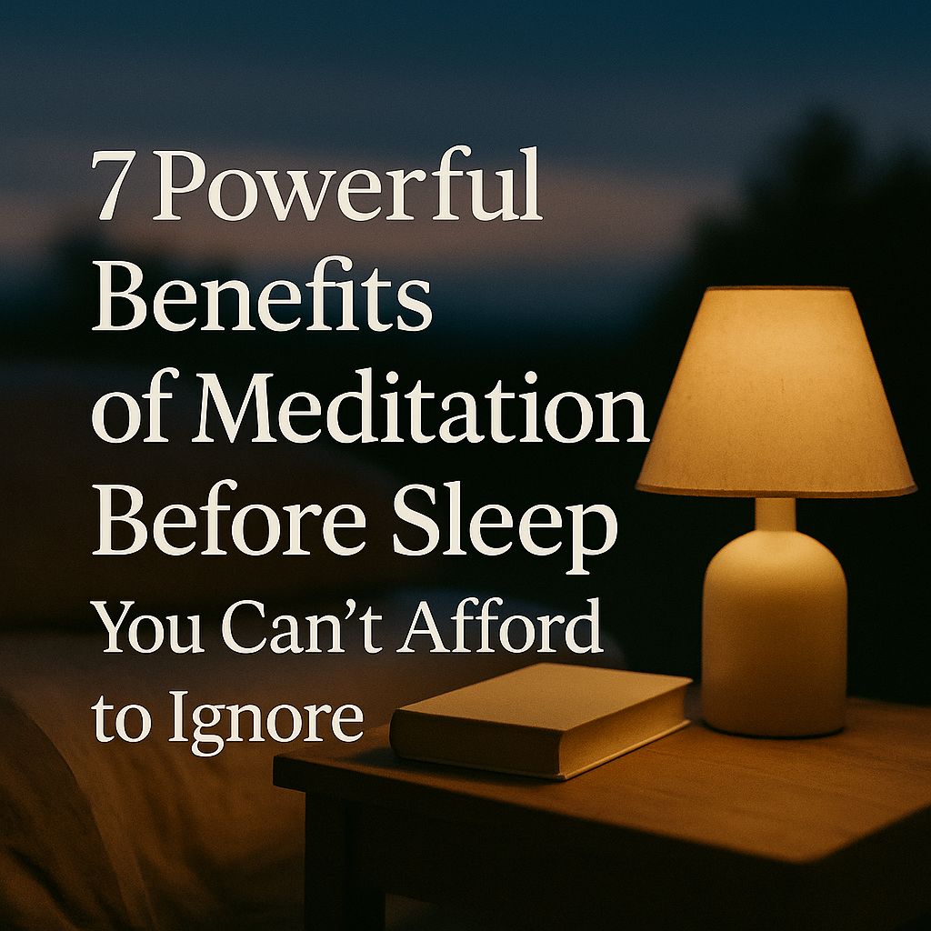 Benefits of Meditation Before Sleep, Benefits of Mindfulness